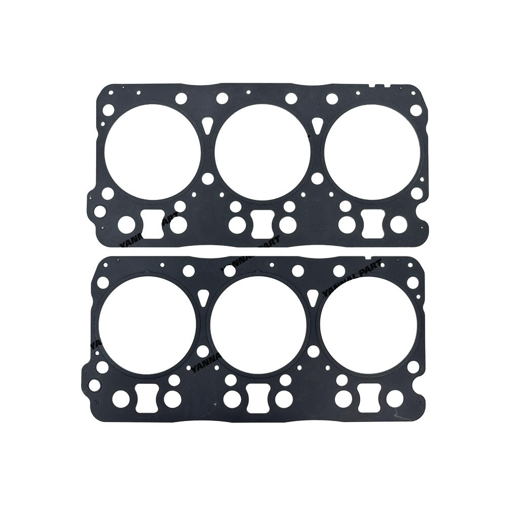 3 PCS Cylinder Head Gasket Fit For Doosan DE12 Engine