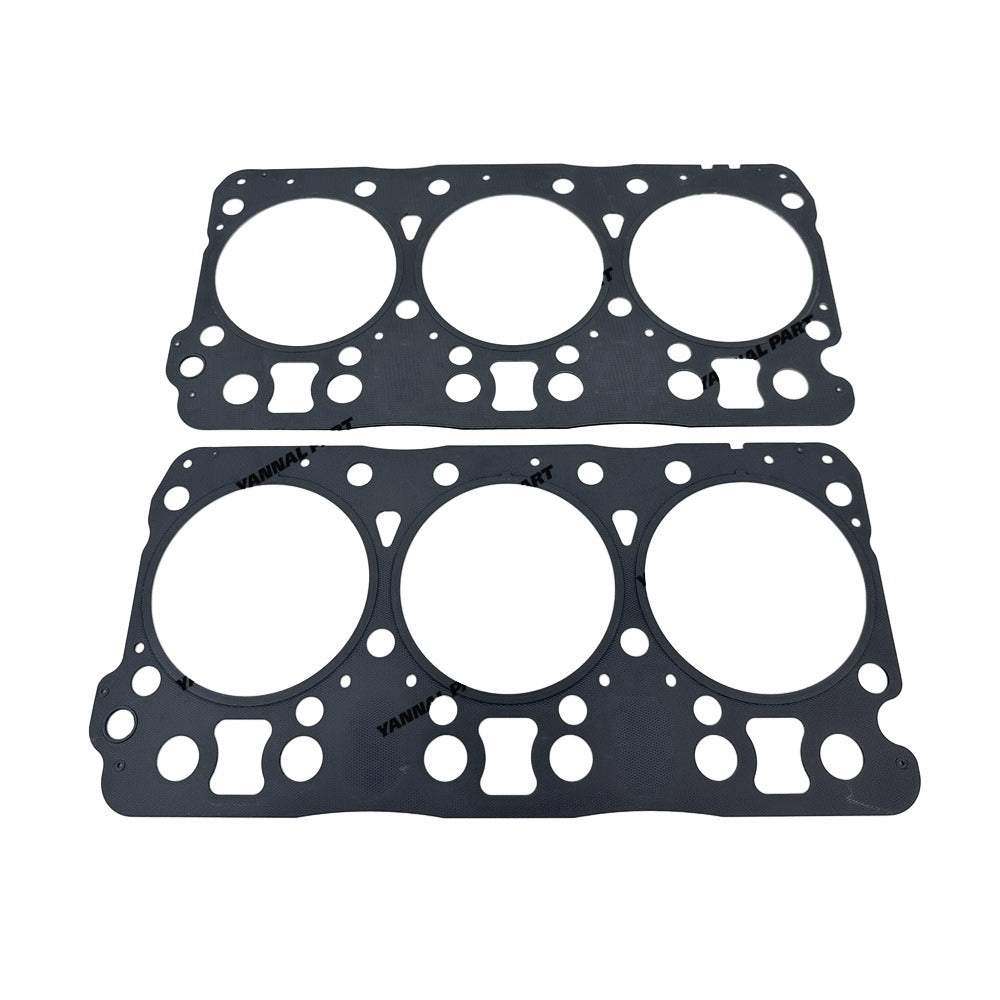 3 PCS Cylinder Head Gasket Fit For Doosan DE12 Engine