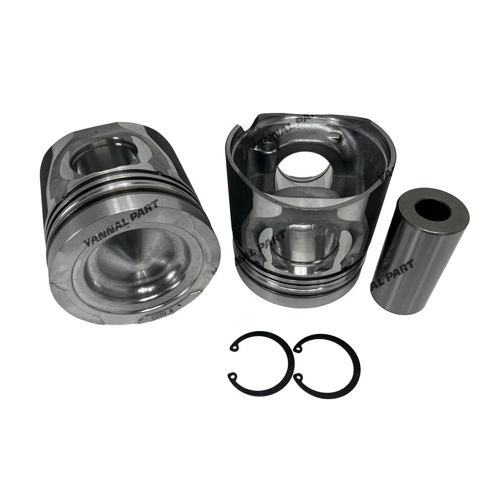 6x DL06 Piston Kit STD For Doosan diesel Engine parts