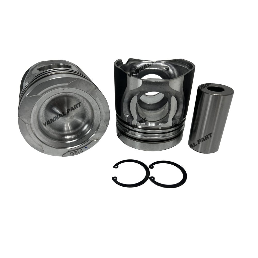 6x DL06 Piston Kit STD For Doosan diesel Engine parts