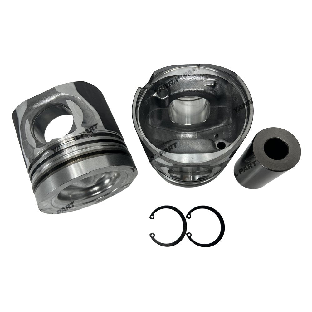 6x DL06 Piston Kit STD For Doosan diesel Engine parts