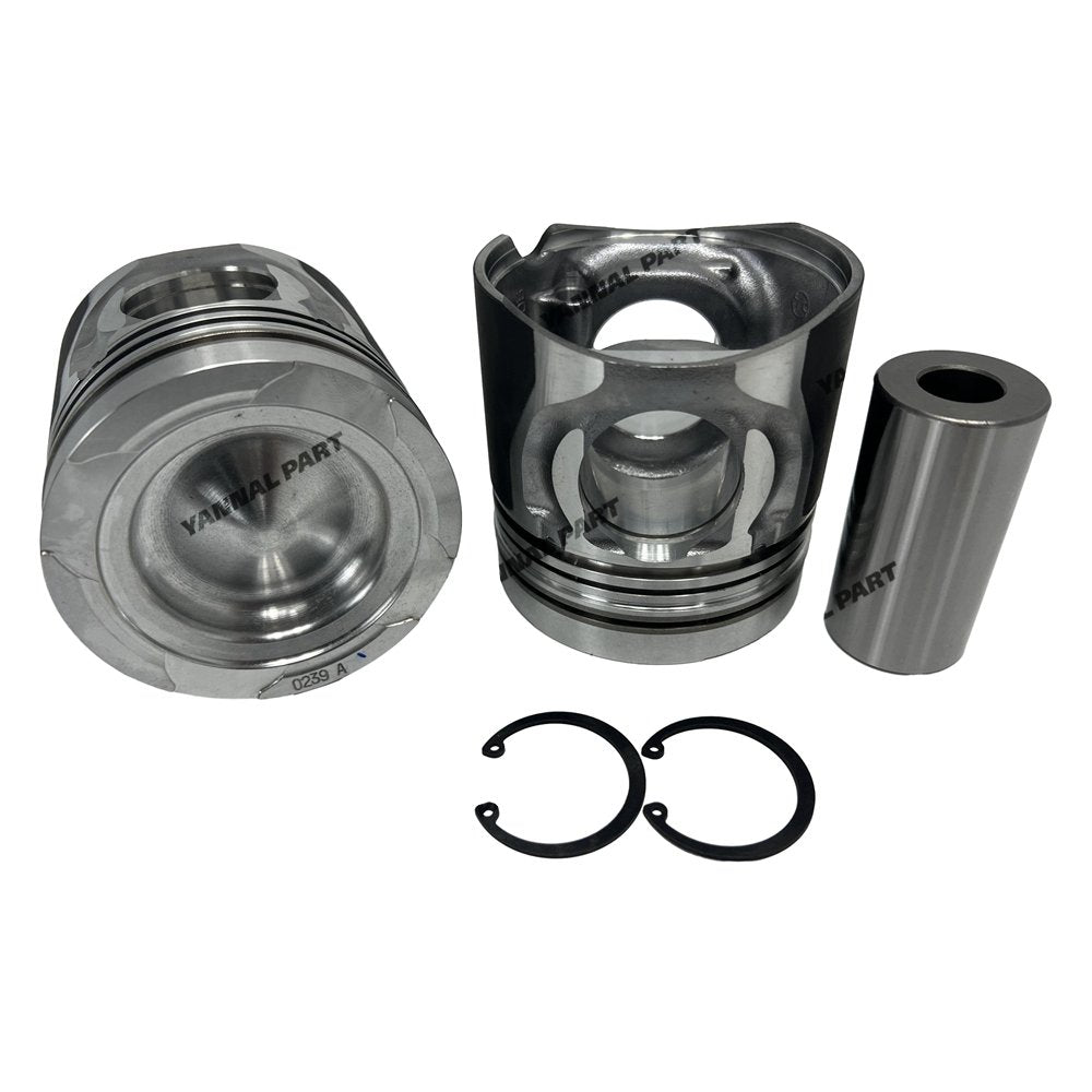 6x DL06 Piston Kit STD For Doosan diesel Engine parts