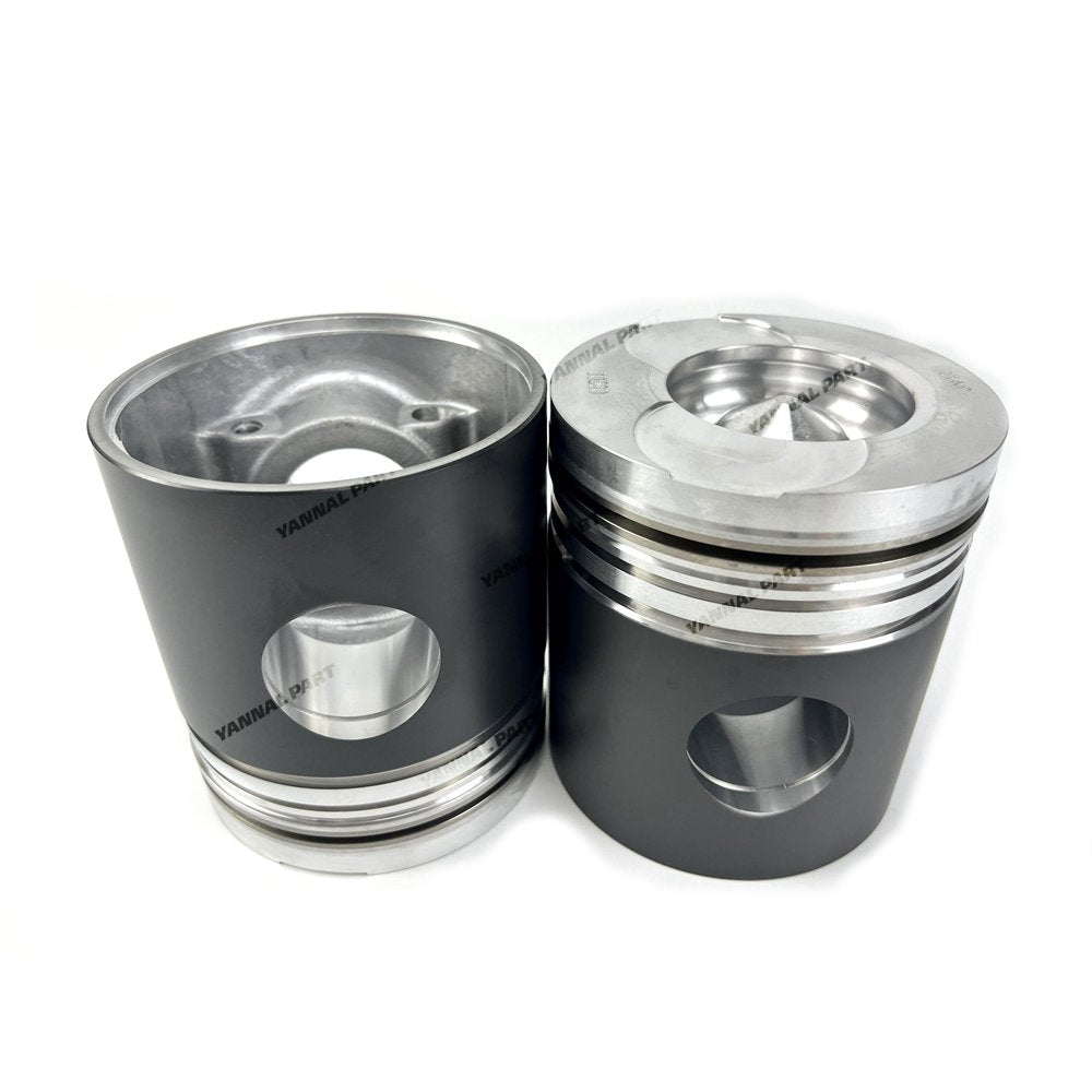 4 PCS 00590 Piston For Volvo D14 Engine Part