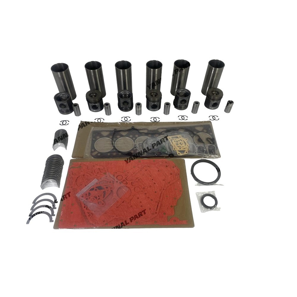 6x 3056 Overhaul Rebuild Kit With Gasket Set Bearing For Caterpillar diesel engi