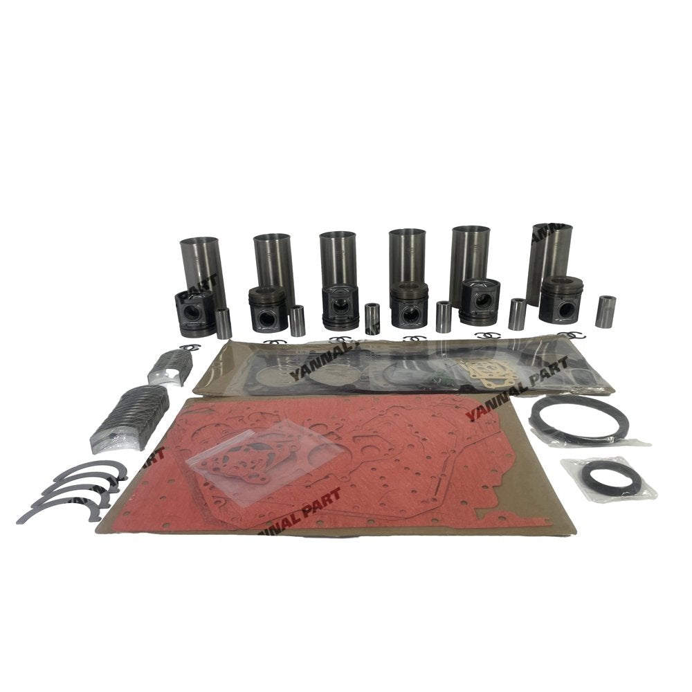 6x 3056 Overhaul Rebuild Kit With Gasket Set Bearing For Caterpillar diesel engi