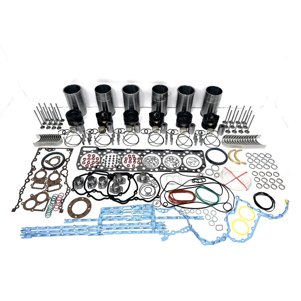 6X C18 Engine Overhaul Rebuild Kit With Gasket Bearing Valve Set For Caterpillar