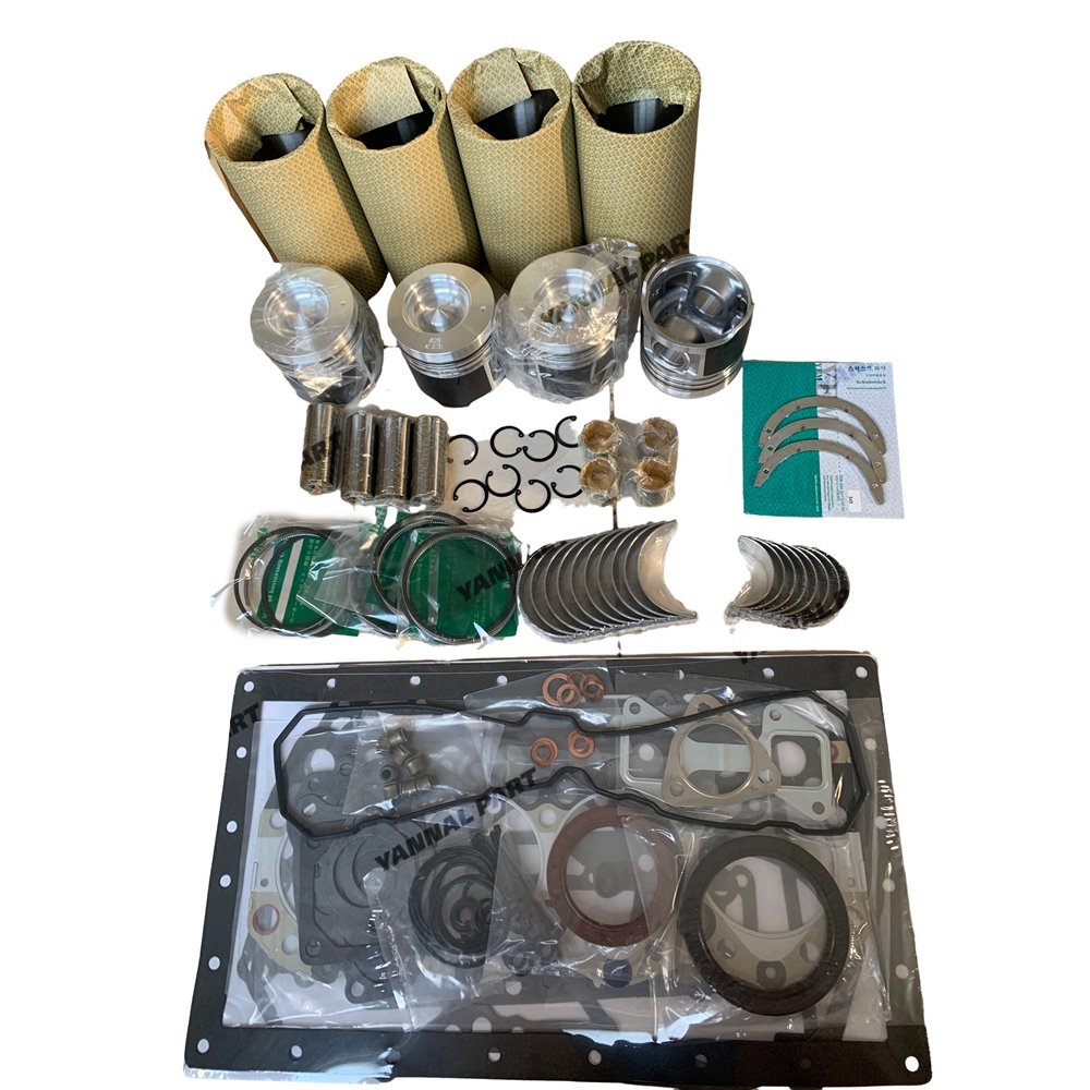 4x C3.4 Engine Overhaul Rebuild Kit With Gasket Bearing For diesel Engine