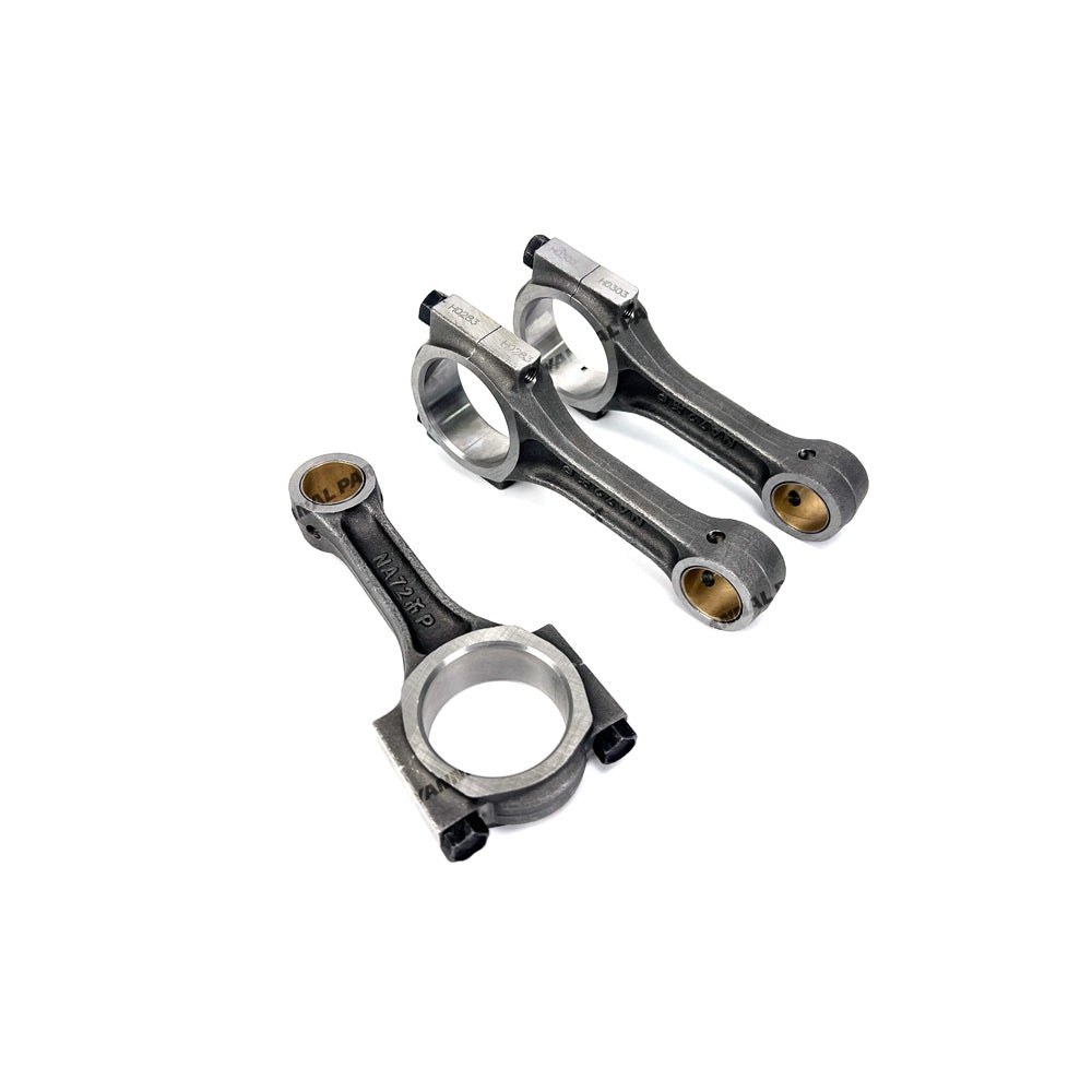 3 PCS Connecting Rod Fit For Yanmar 3D66 Engine