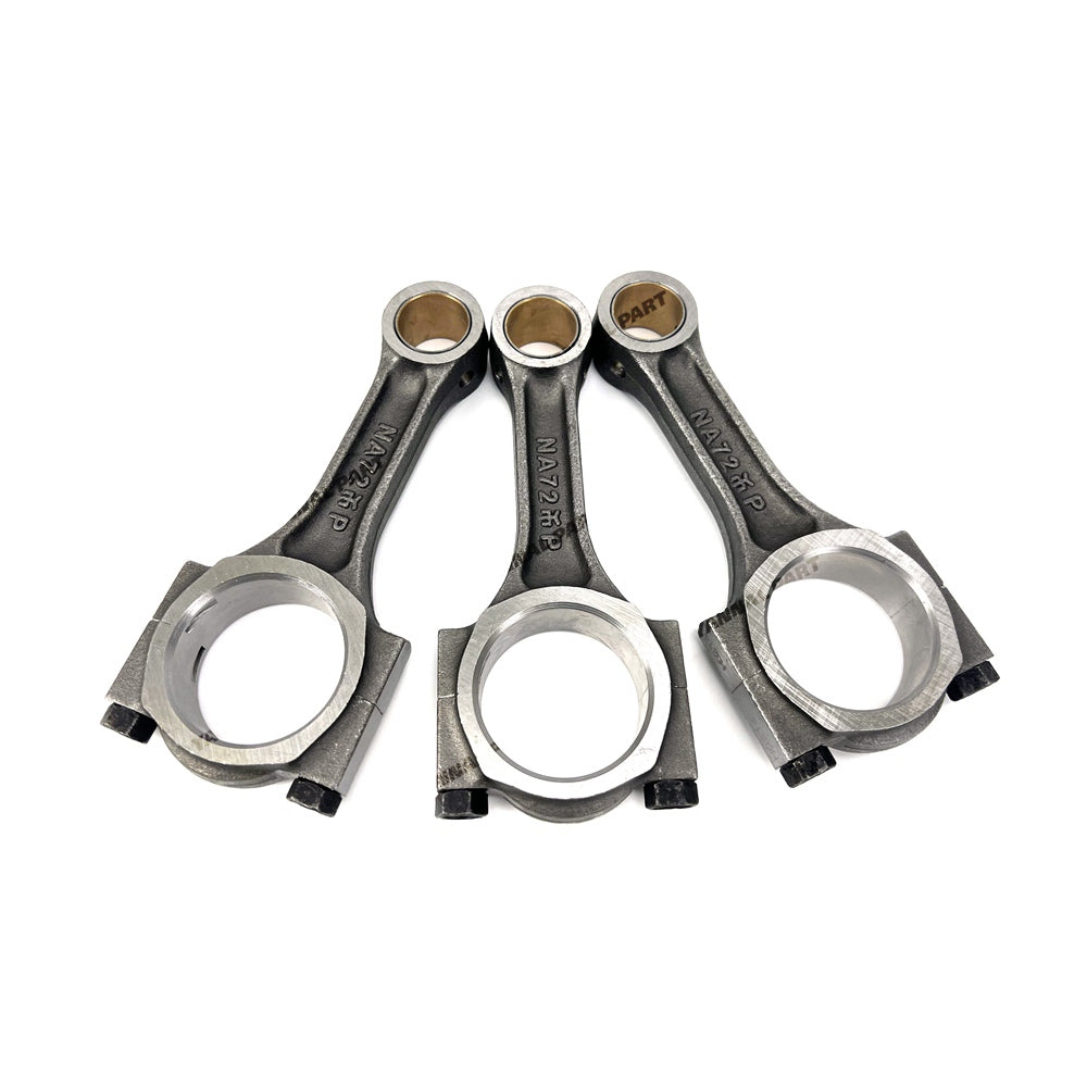 3 PCS Connecting Rod Fit For Yanmar 3D66 Engine