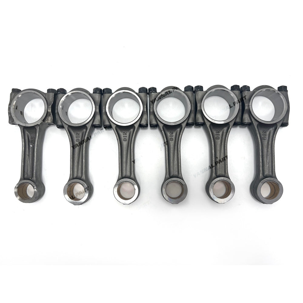 6 PCS Connecting Rod Fit For Hyundai D6BT Engine