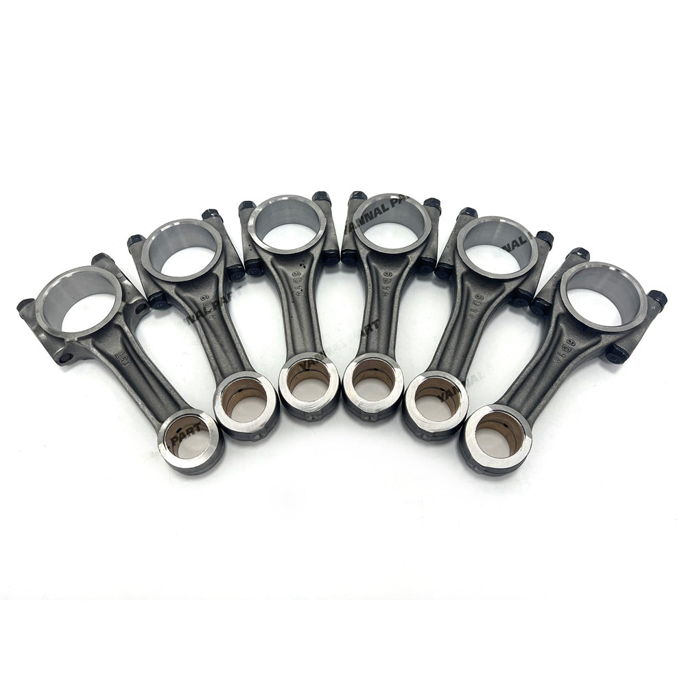 6 PCS Connecting Rod Fit For Hyundai D6BT Engine