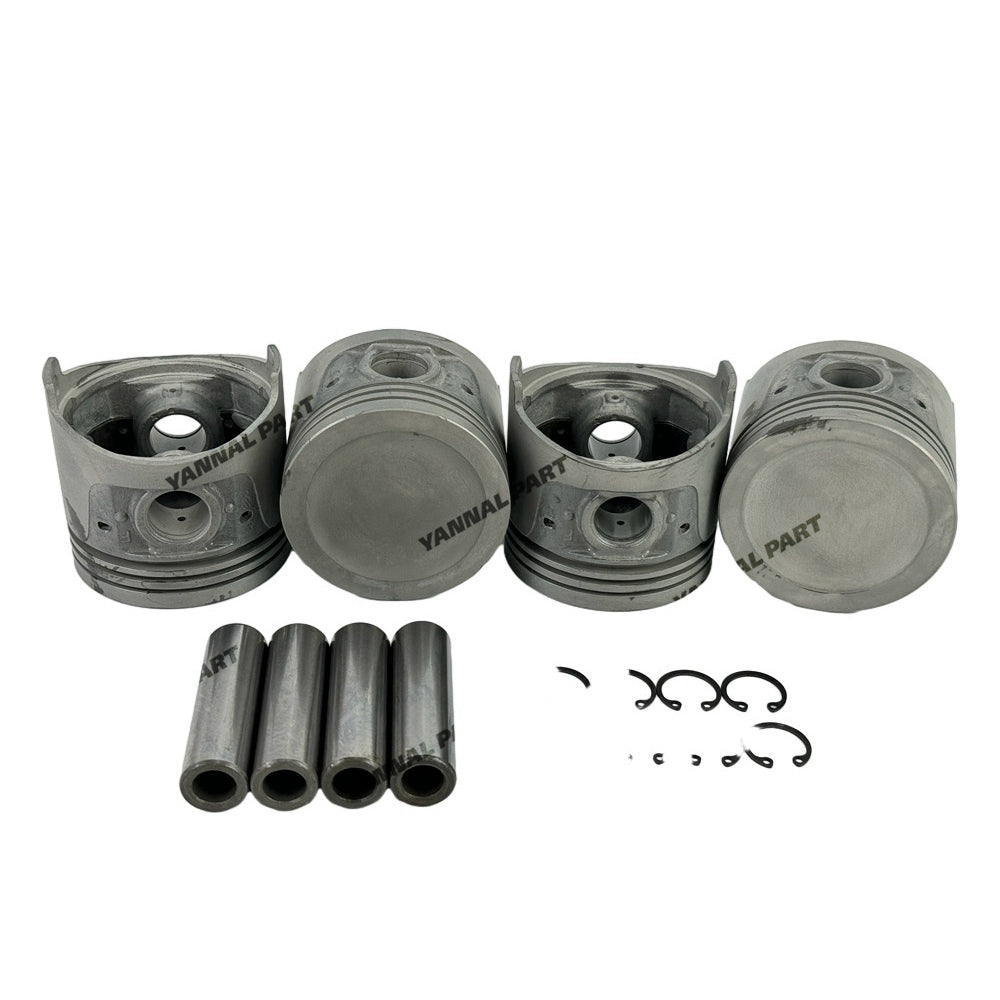 4 PCS Piston Kit Fit For Nissan H20 Engine