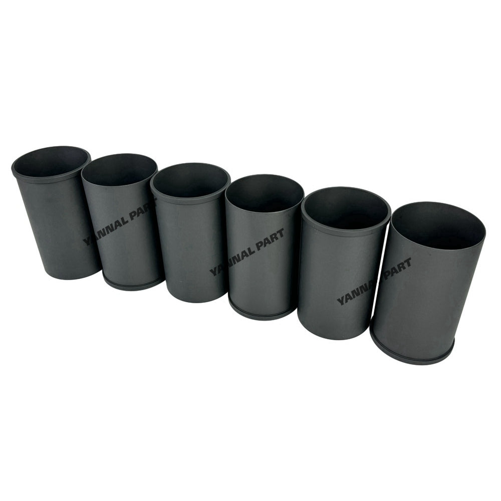 6 PCS Cylinder Liner ME071125 Fit For Mitsubishi 6D16 Engine