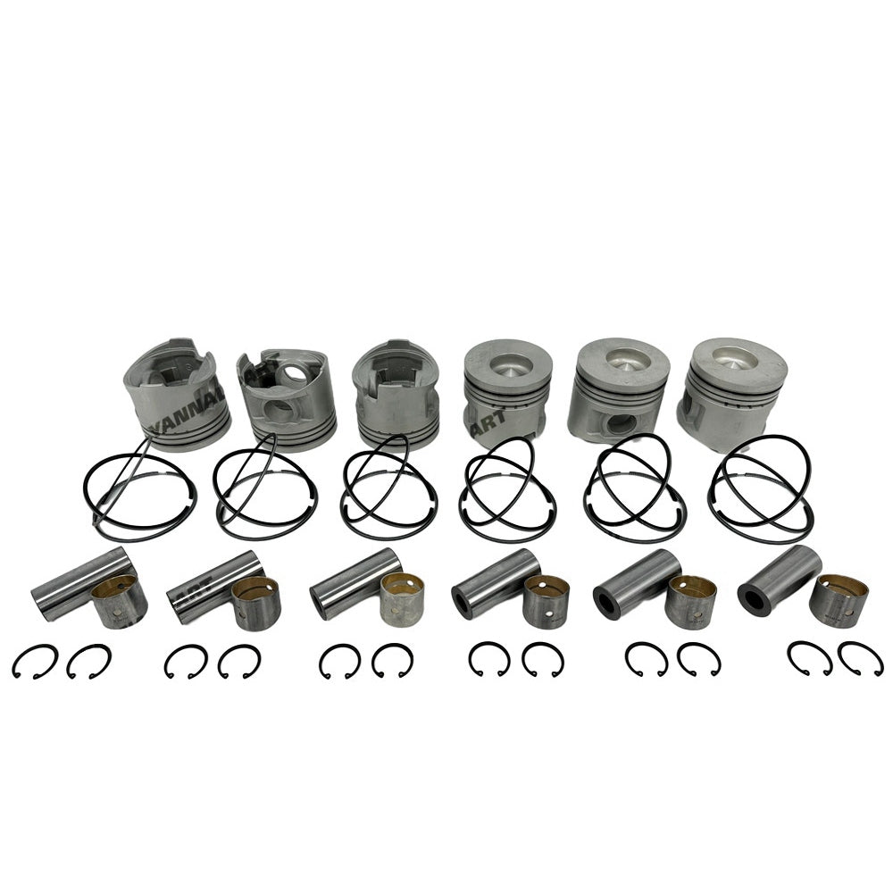 Piston Set With Rings ME072546 Fit For Mitsubishi 6D17