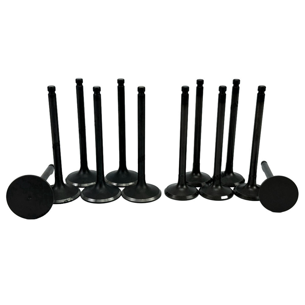 12 PCS Intake and Exhaust Valve Fit For Mitsubishi 6D17 Engine