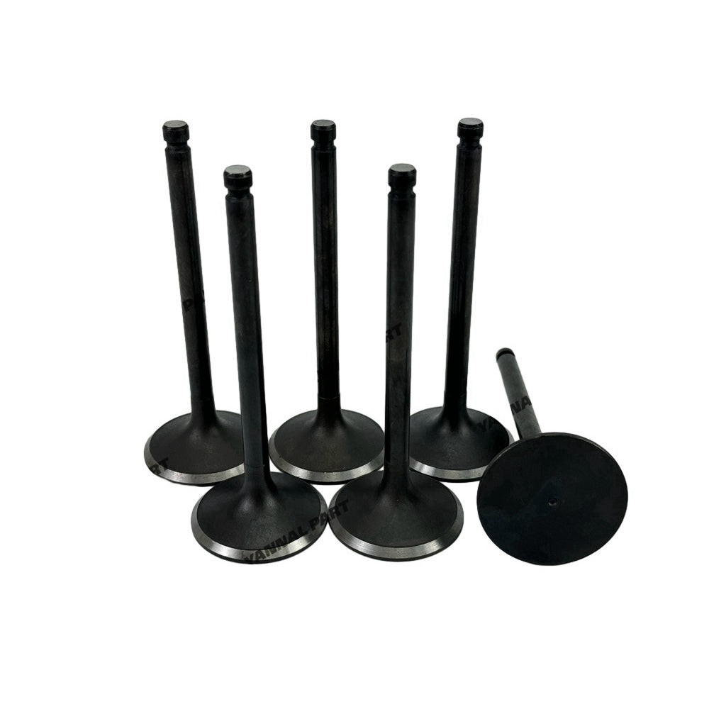 6 PCS Intake Valve Fit For Mitsubishi 6D17 Engine