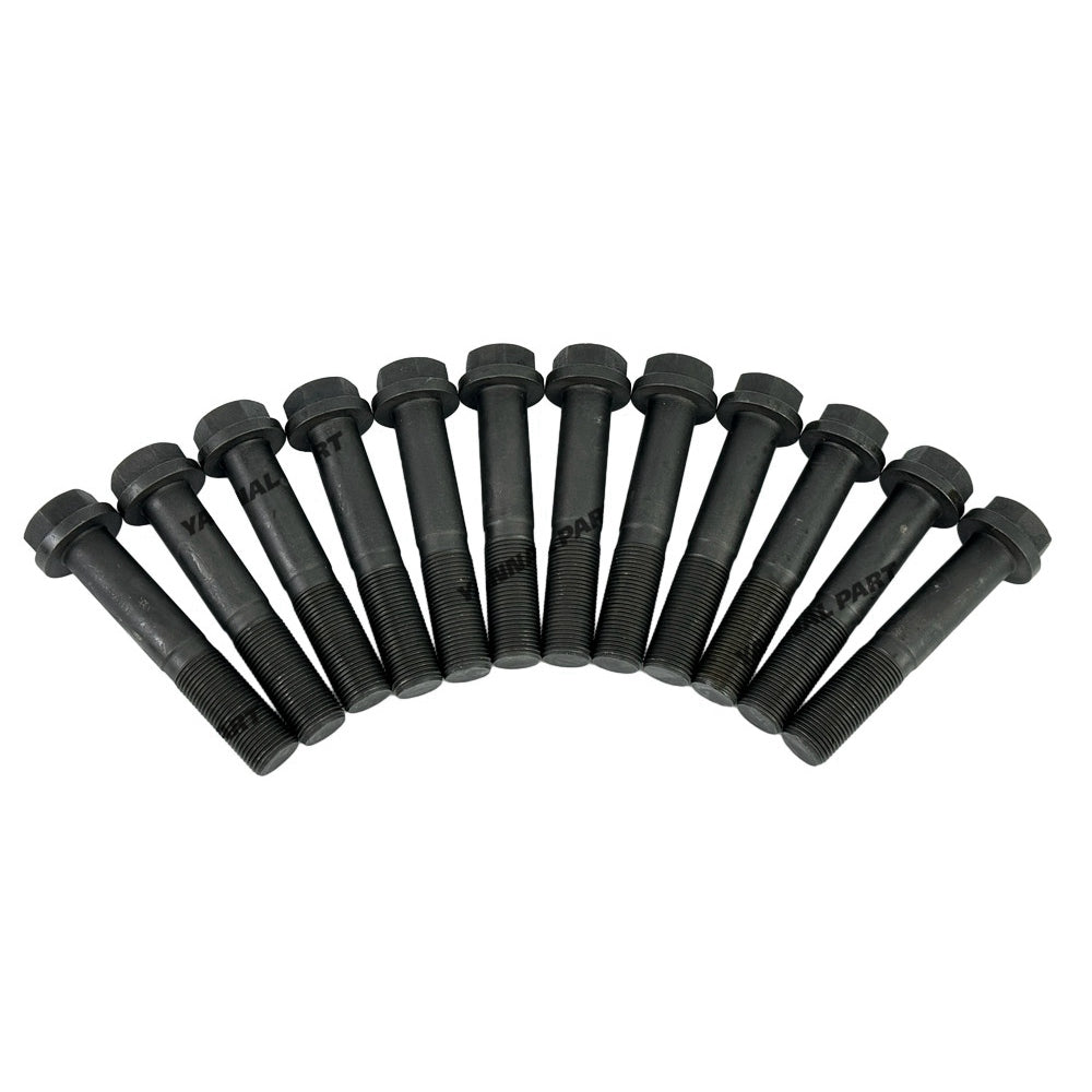 12 PCS Con Rod Bolt 32519-00301 Fit For Mitsubishi S6A2 Engine