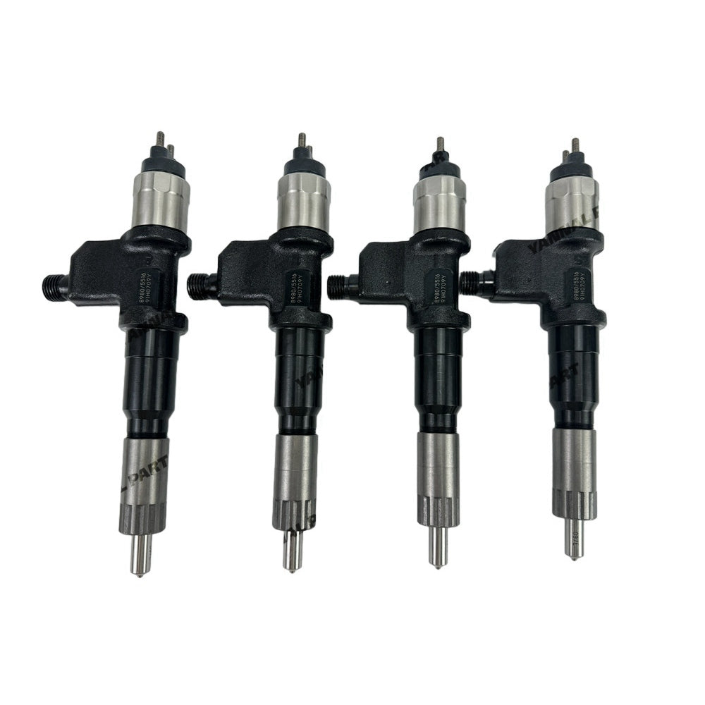 4 PCS Fuel Injector 8980116044 095000-8980 Fit For Isuzu 4JJ1 Engine