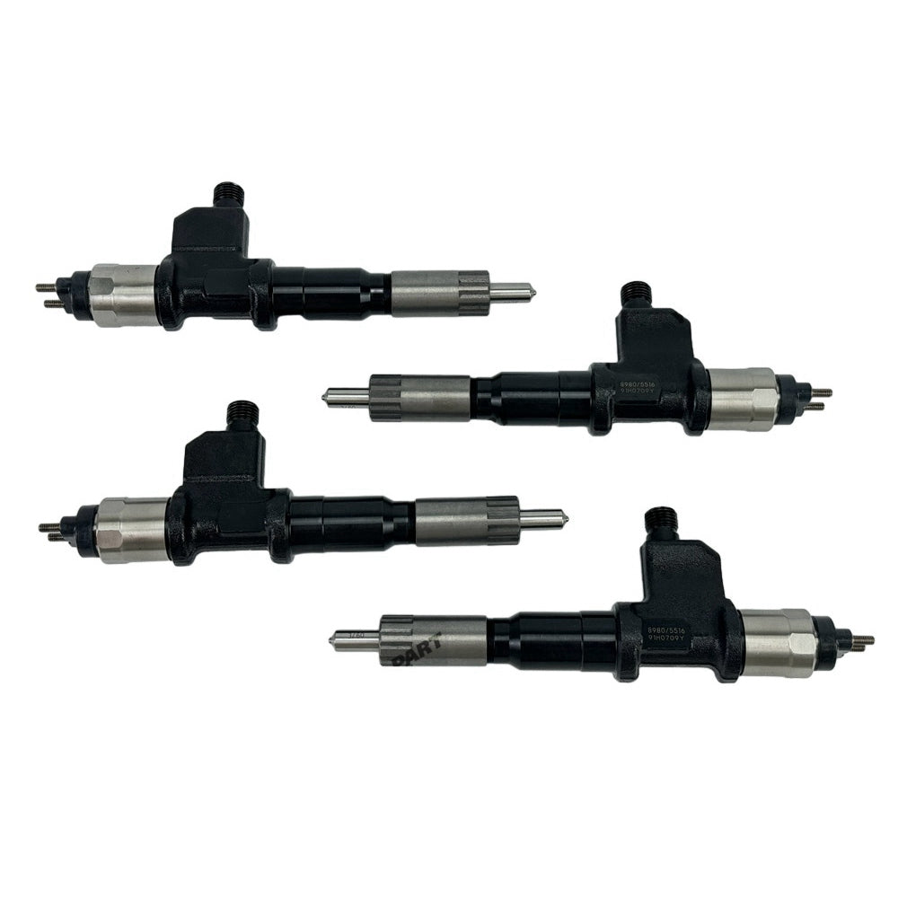 4 PCS Fuel Injector 8980116044 095000-8980 Fit For Isuzu 4JJ1 Engine