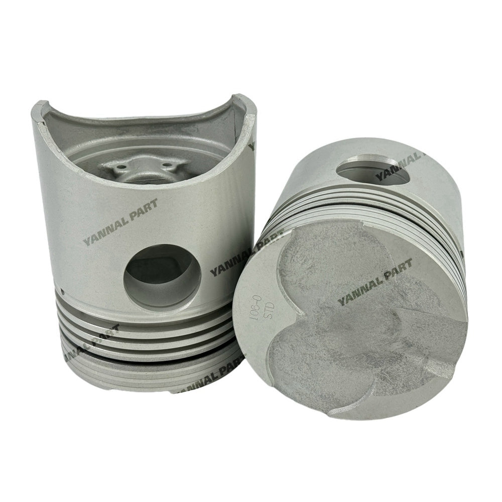 4 PCS Piston Kit Fit For Isuzu DA220 Engine