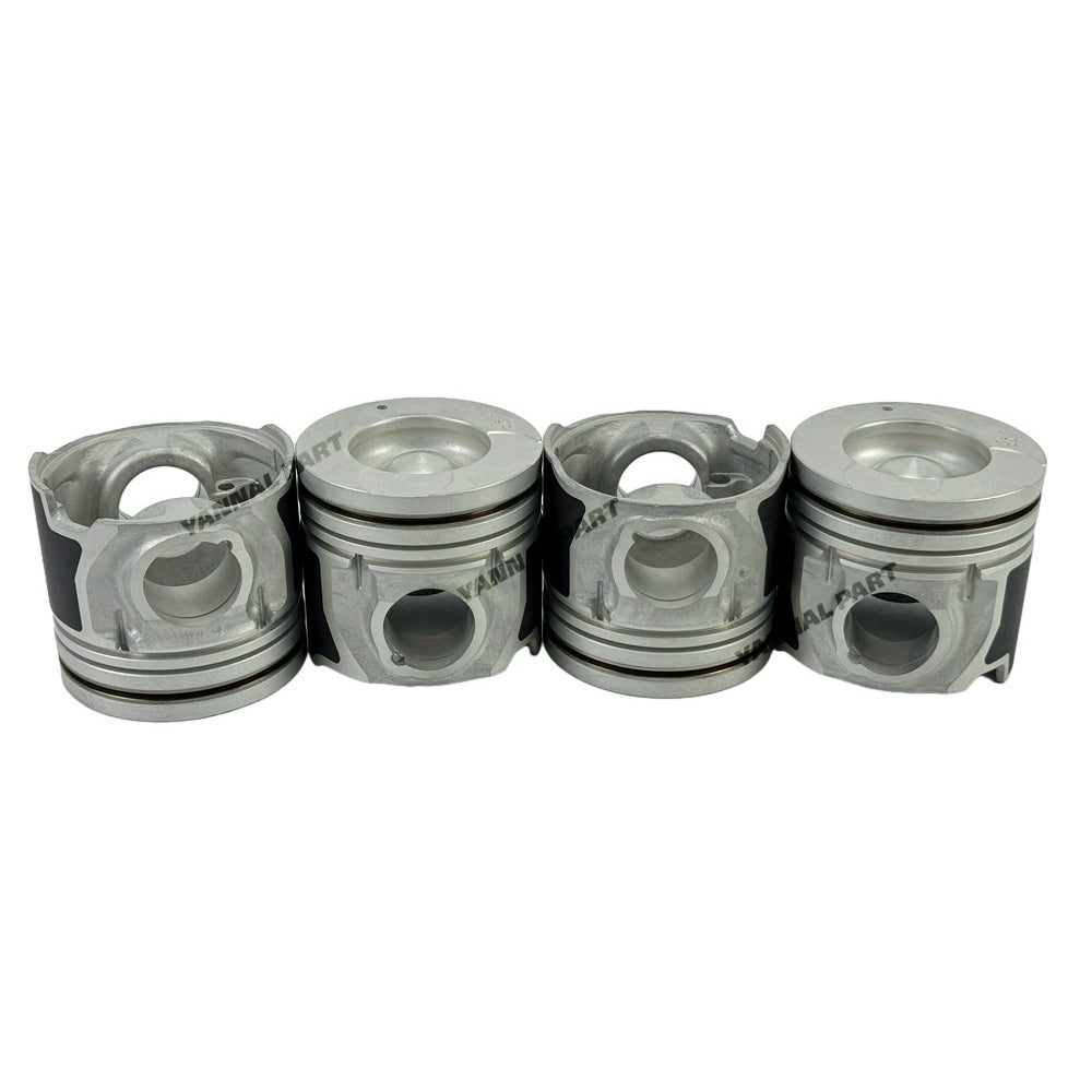 4 PCS Piston Kit 23410-4A900 Fit For Hyundai D4CB Engine