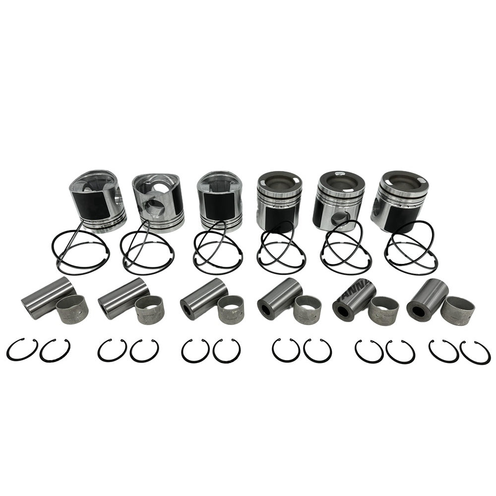 Piston Set With Rings Fit For Hyundai D6CA