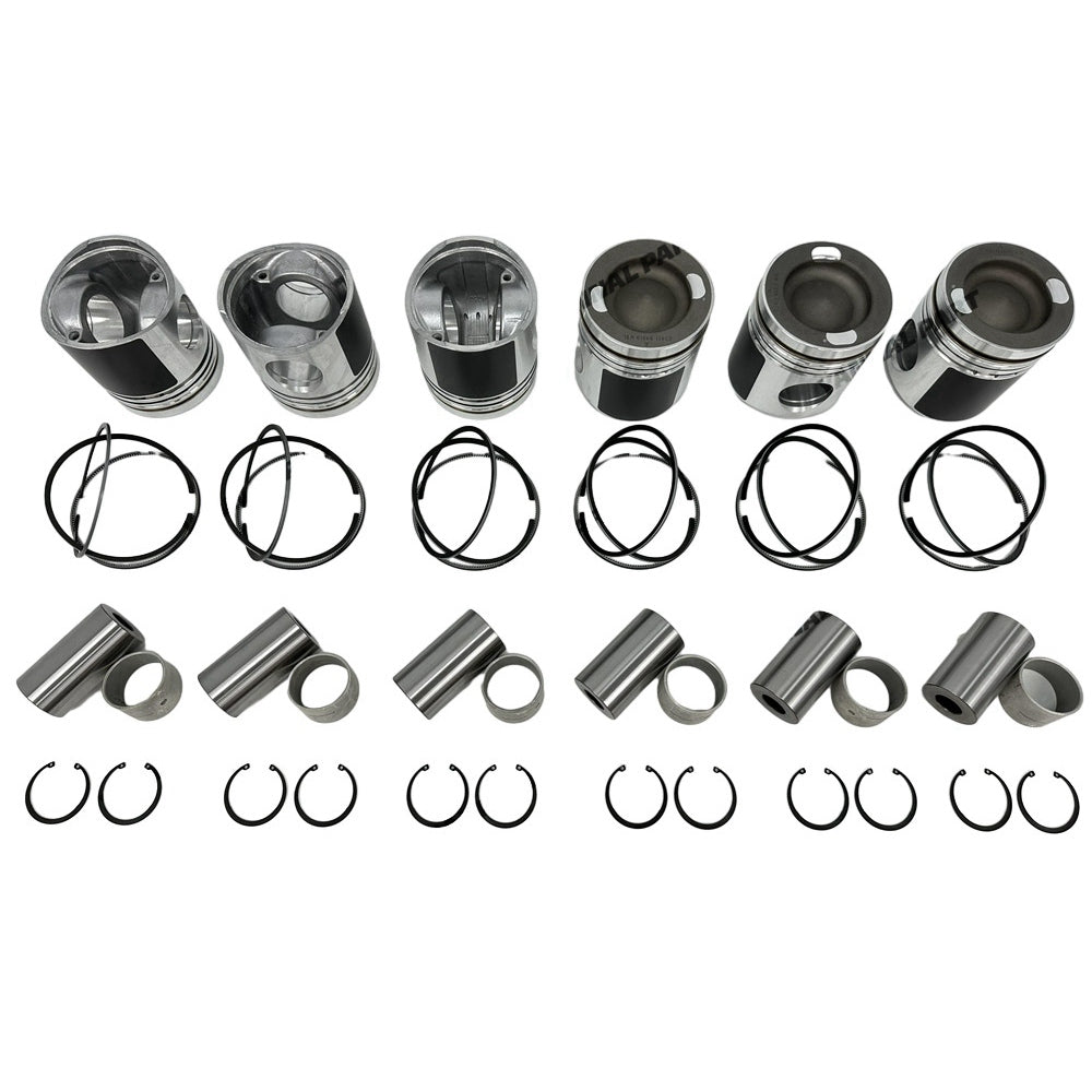 Piston Set With Rings Fit For Hyundai D6CA