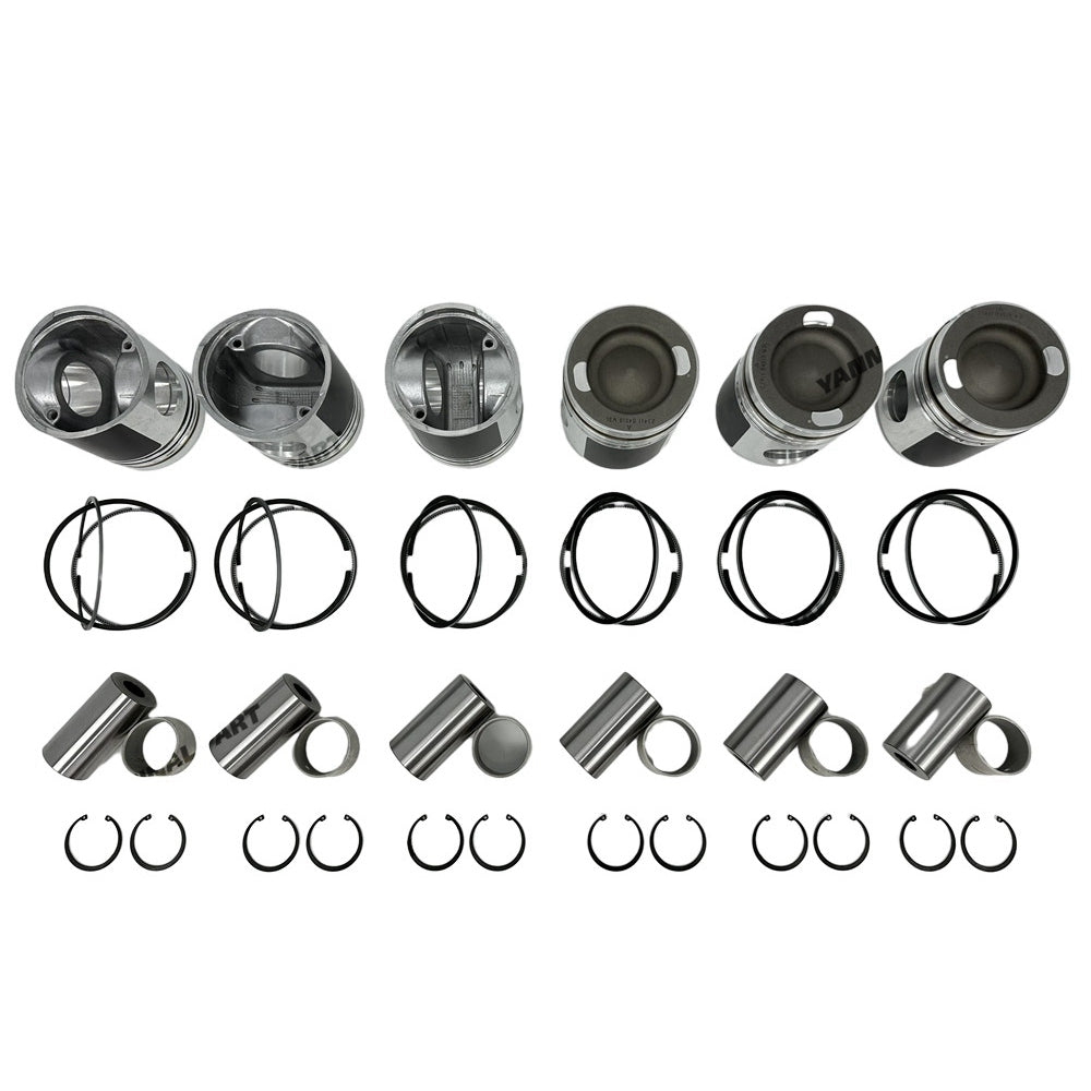 Piston Set With Rings Fit For Hyundai D6CA