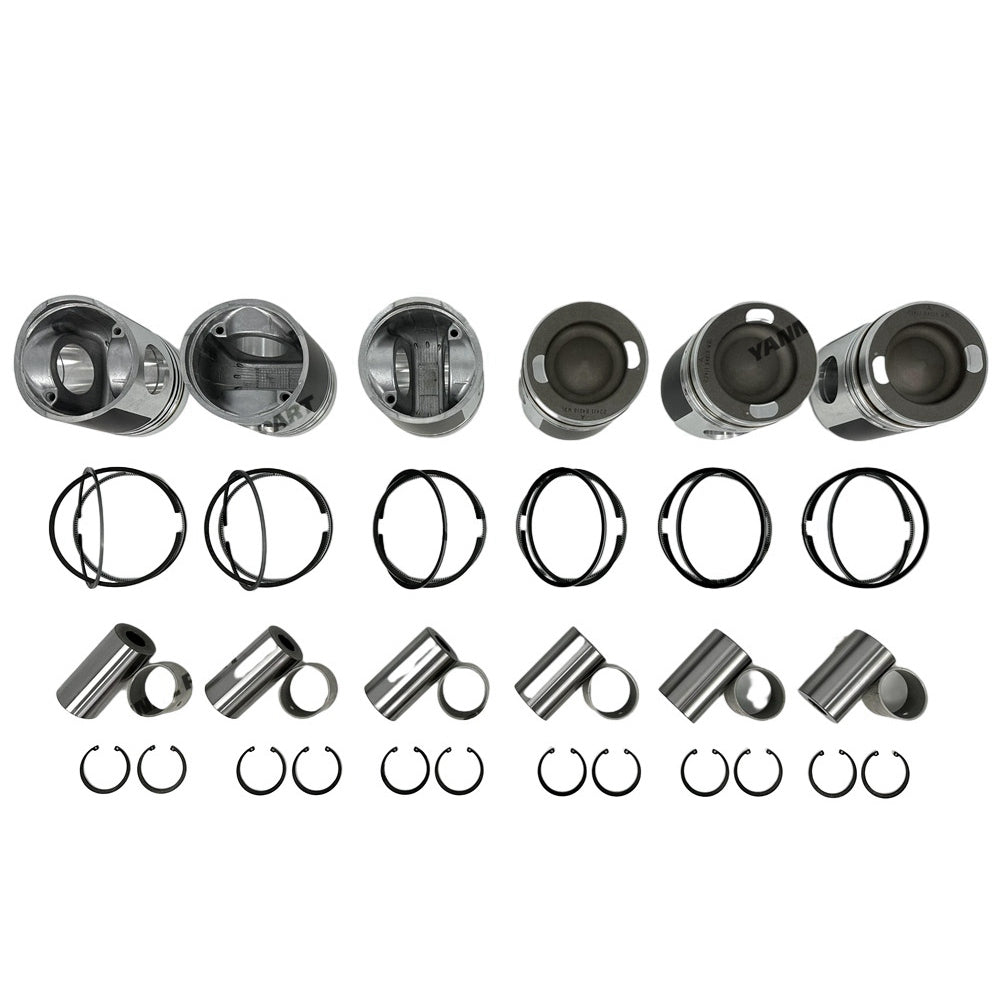 Piston Set With Rings Fit For Hyundai D6CA