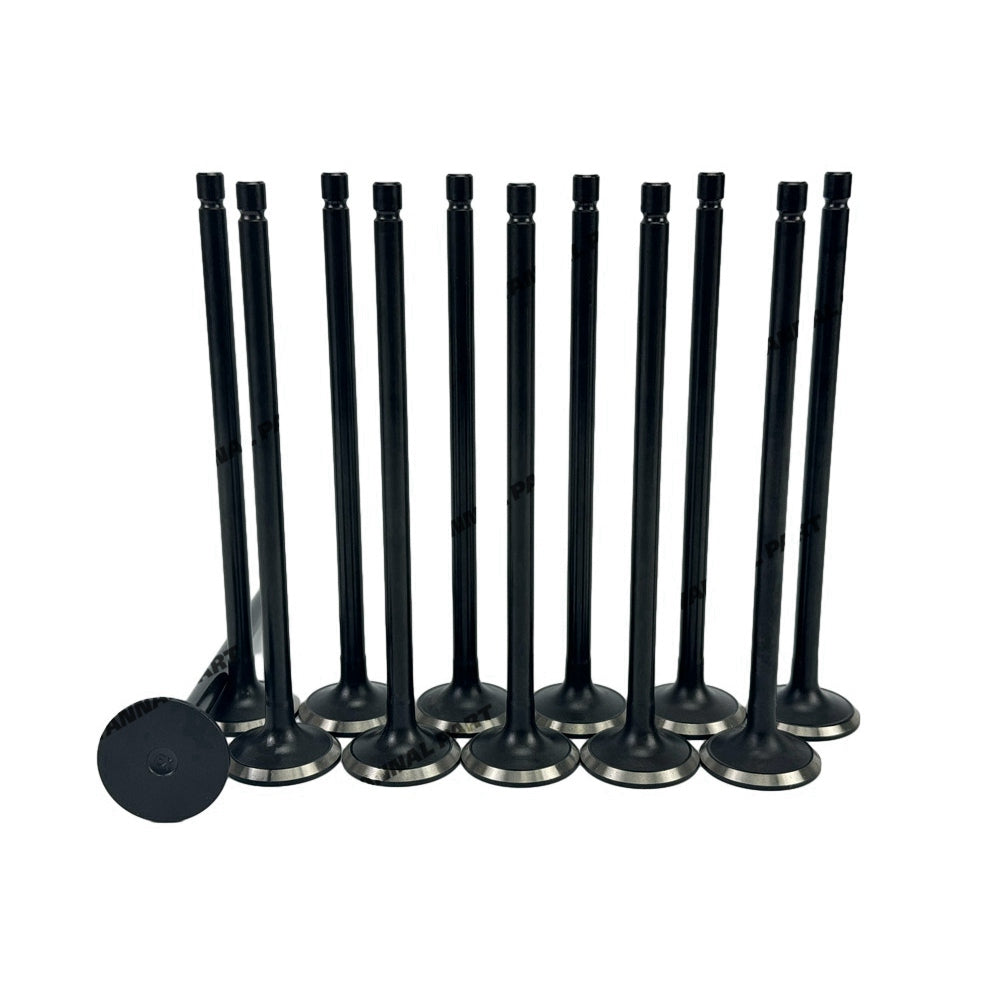 12 PCS Exhaust Valve Fit For Hyundai D6CA Engine