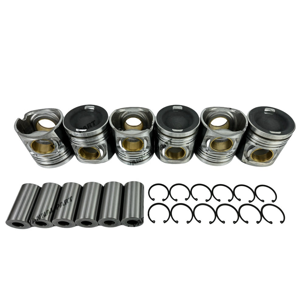 Piston Kit 23411-84400 Fit For Hyundai D6CB