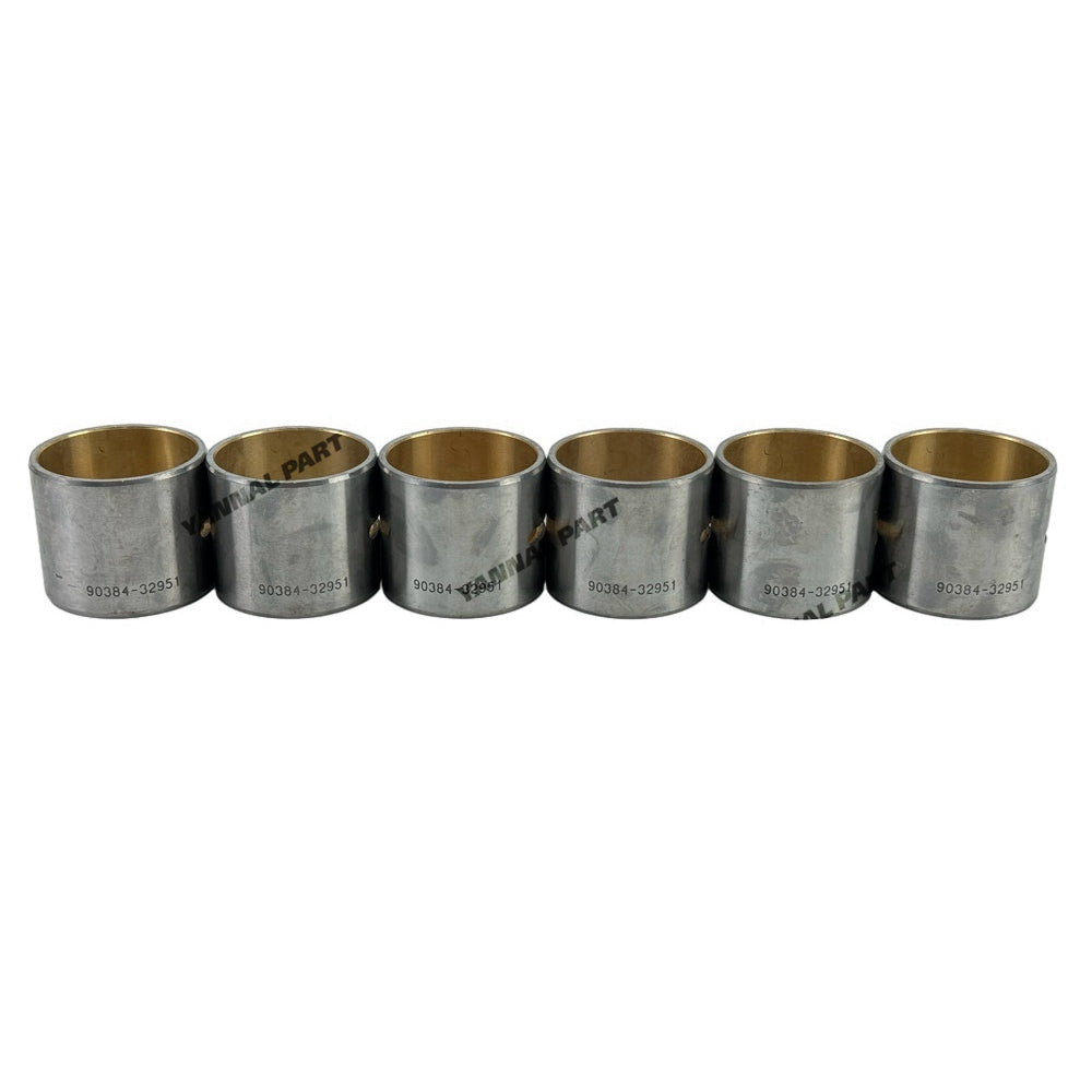 6 PCS Bushing 90384-32951 Fit For Toyota 12Z Engine