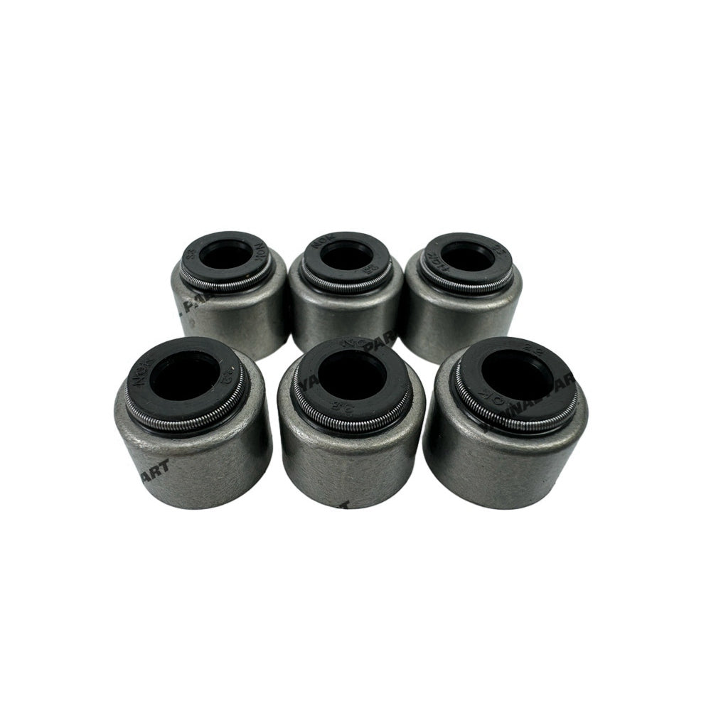 6 PCS Valve Stem Seal Fit For Shibaura S753 Engine