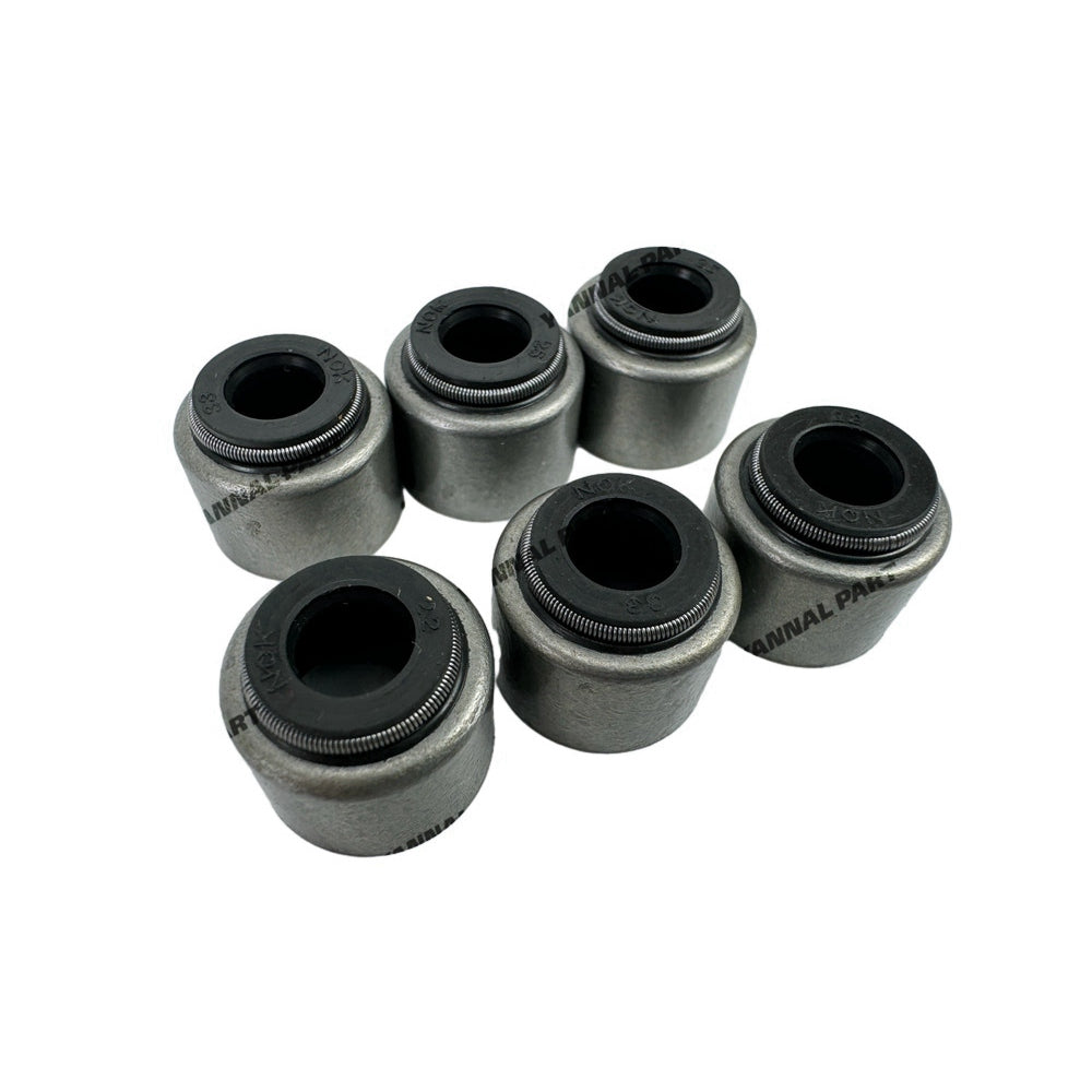 6 PCS Valve Stem Seal Fit For Shibaura S753 Engine