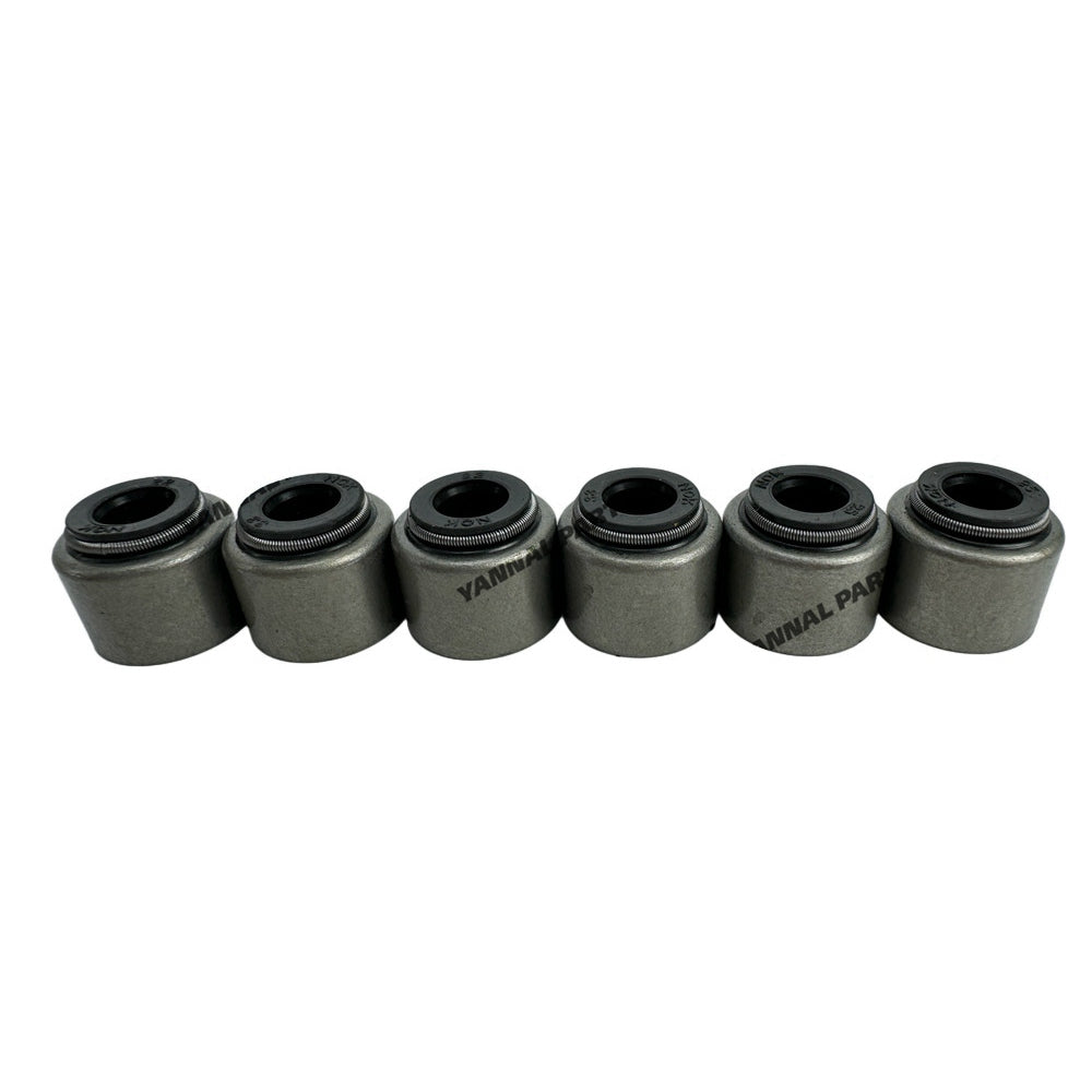 6 PCS Valve Stem Seal Fit For Shibaura S753 Engine