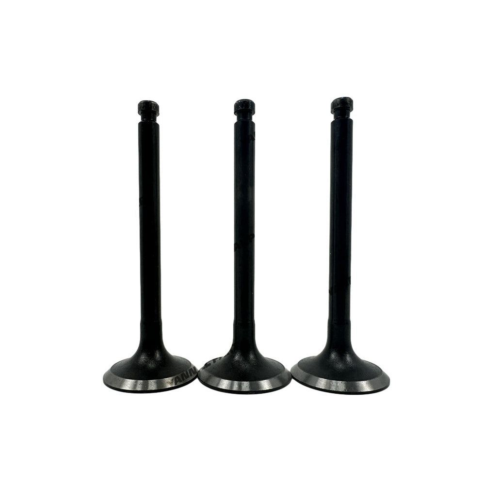 3 PCS Intake Valve Fit For Yanmar 3GM30 Engine