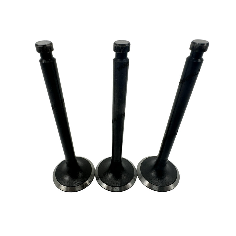 3 PCS Intake Valve Fit For Yanmar 3GM30 Engine