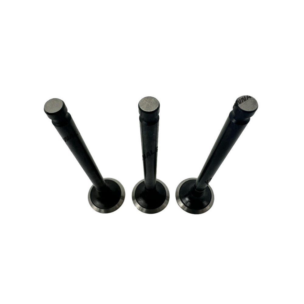 3 PCS Exhaust Valve Fit For Yanmar 3GM30 Engine