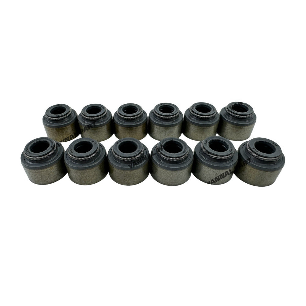 12 PCS Valve Stem Seal Fit For Doosan Develon D18 Engine