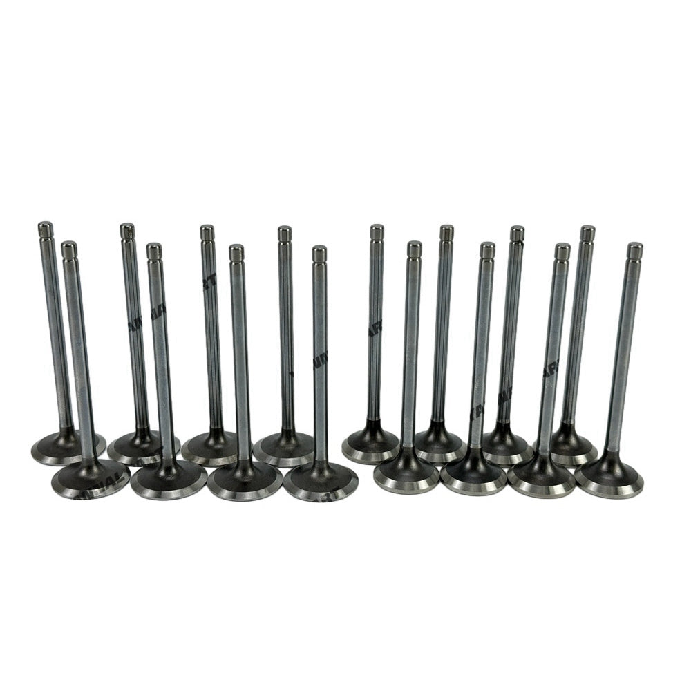 16 PCS Intake and Exhaust Valve 5308264F 5308265F Fit For Cummins QSF2.8 Engine