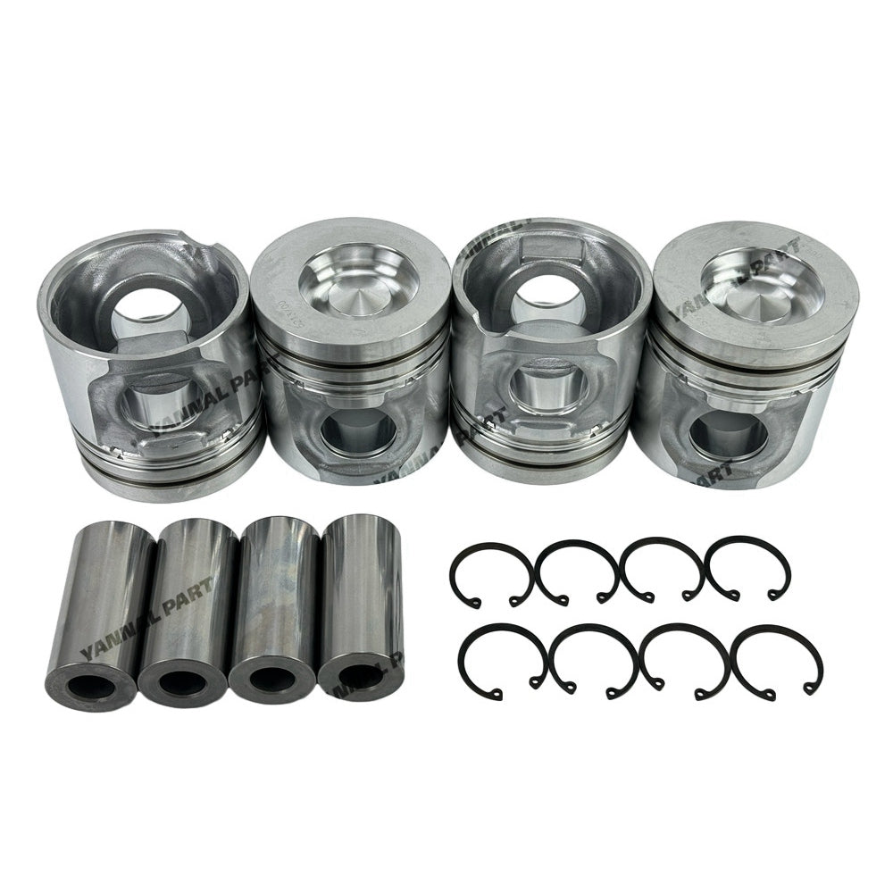 4 PCS Piston Kit Fit For Volvo D5D Engine