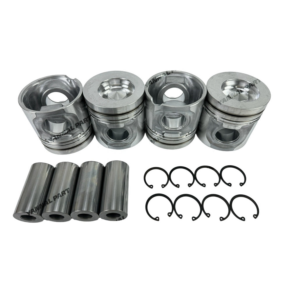 4 PCS Piston Kit Fit For Volvo D5D Engine