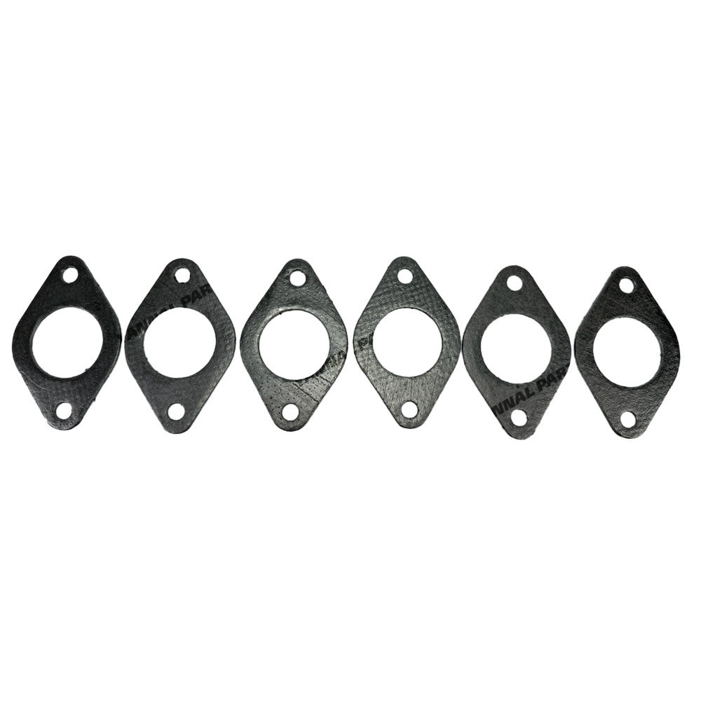 6 PCS Exhaust Manifold Gasket 109-5313 Fit For Caterpillar 3406 Engine