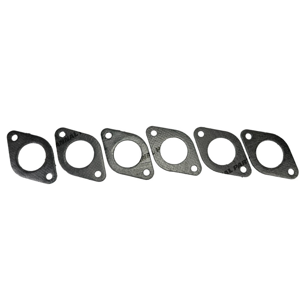 6 PCS Exhaust Manifold Gasket 109-5313 Fit For Caterpillar 3406 Engine