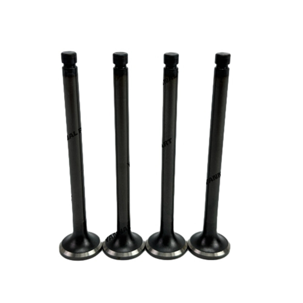 4 PCS Exhaust Valve Fit For Mitsubishi 4DQ3 Engine