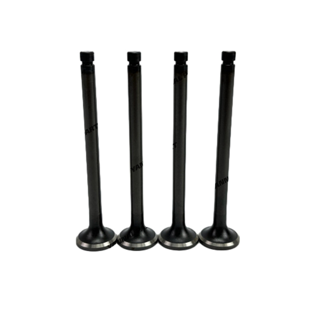 4 PCS Exhaust Valve Fit For Mitsubishi 4DQ3 Engine