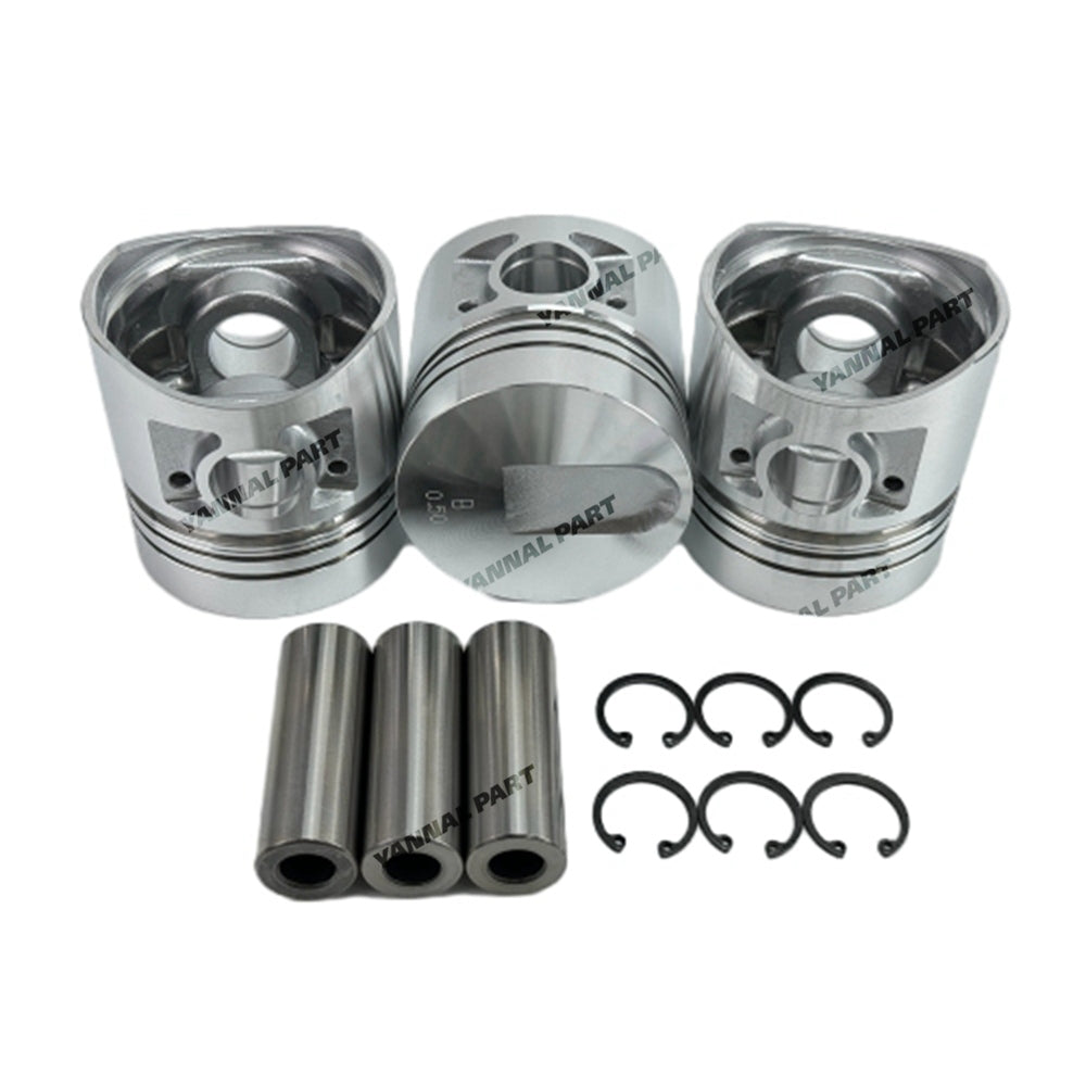 Piston Kit +0.5 Fit For Mitsubishi S3E