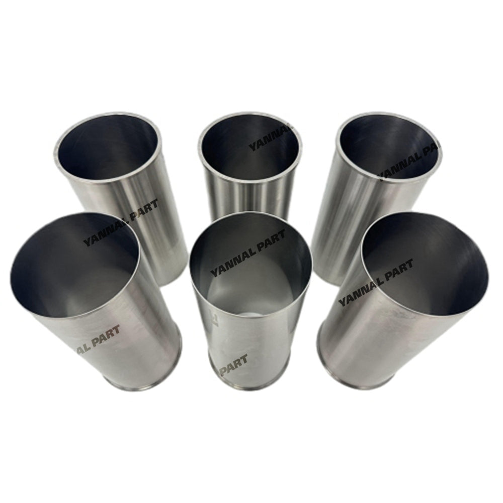 6 PCS Cylinder Liner 612630010055 Fit For Weichai WD12G Engine