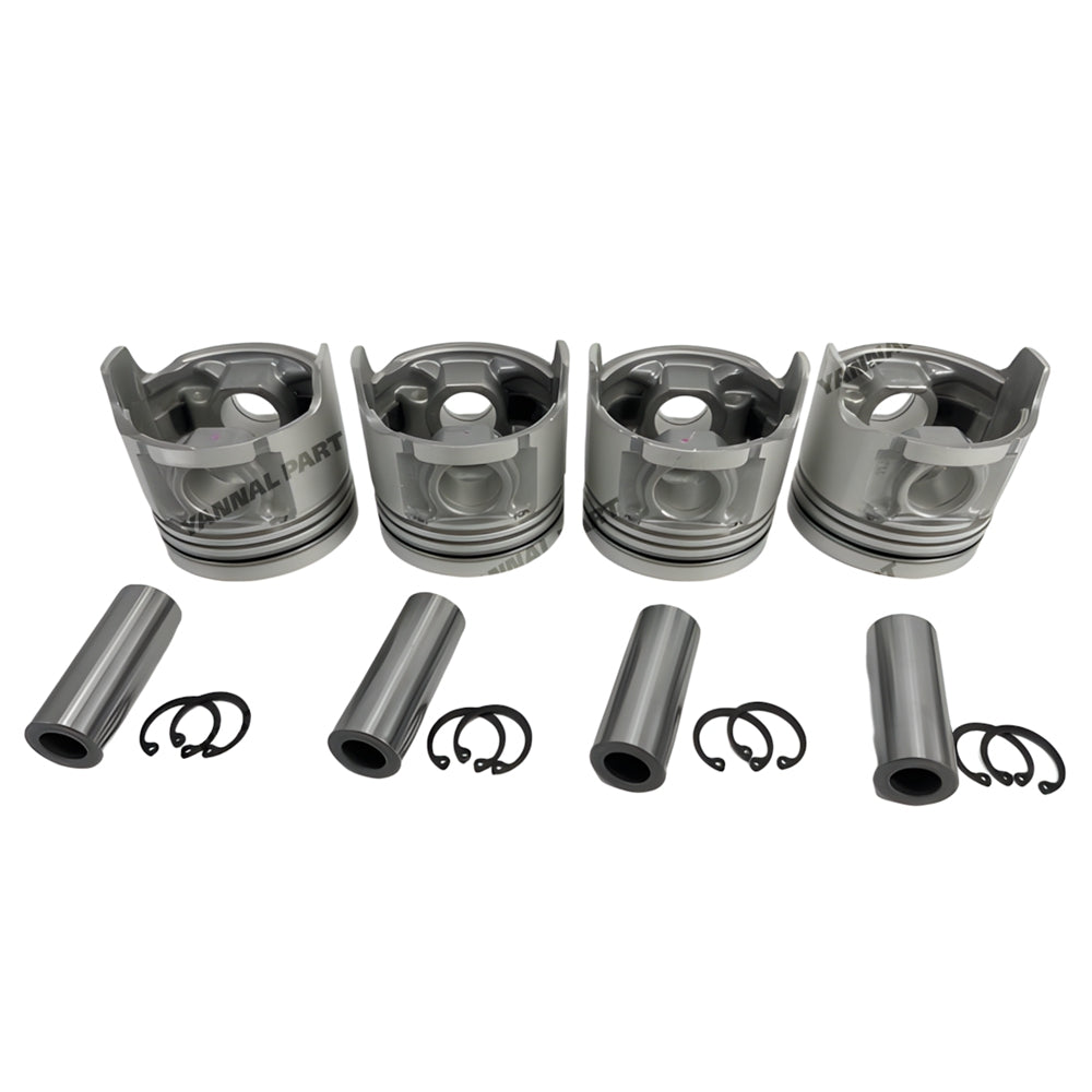 4 PCS Piston Kit Fit For Mazda R2 Engine