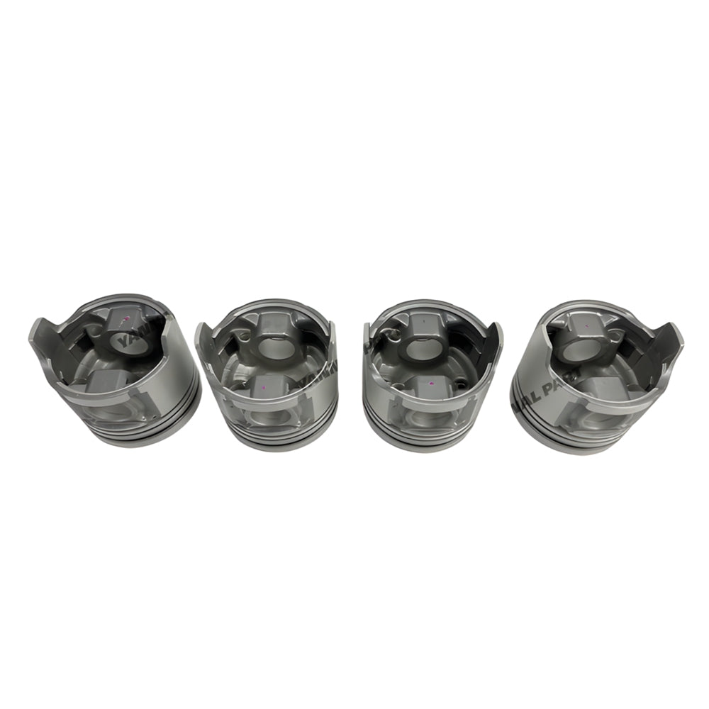 4 PCS Piston Kit Fit For Mazda R2 Engine